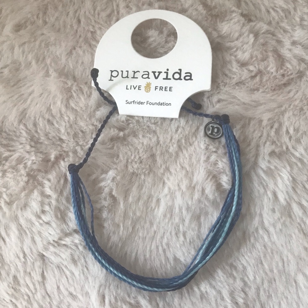 Pura vida blue string bracelet NWT